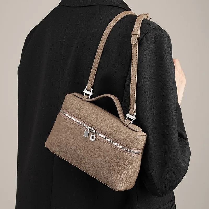 Bolsa Marsala em Couro