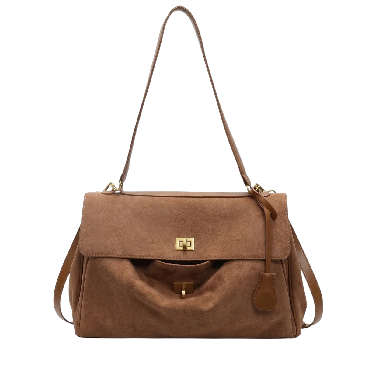 Bolsa Tote Ramona em Camurça
