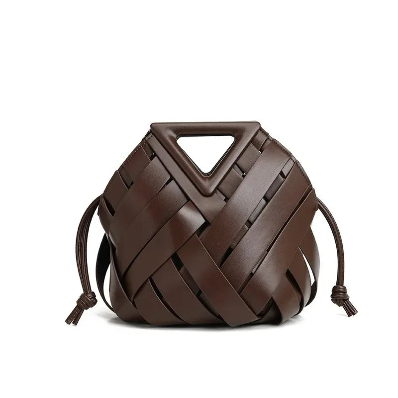 Mini Bolsa Tote Modena em Couro