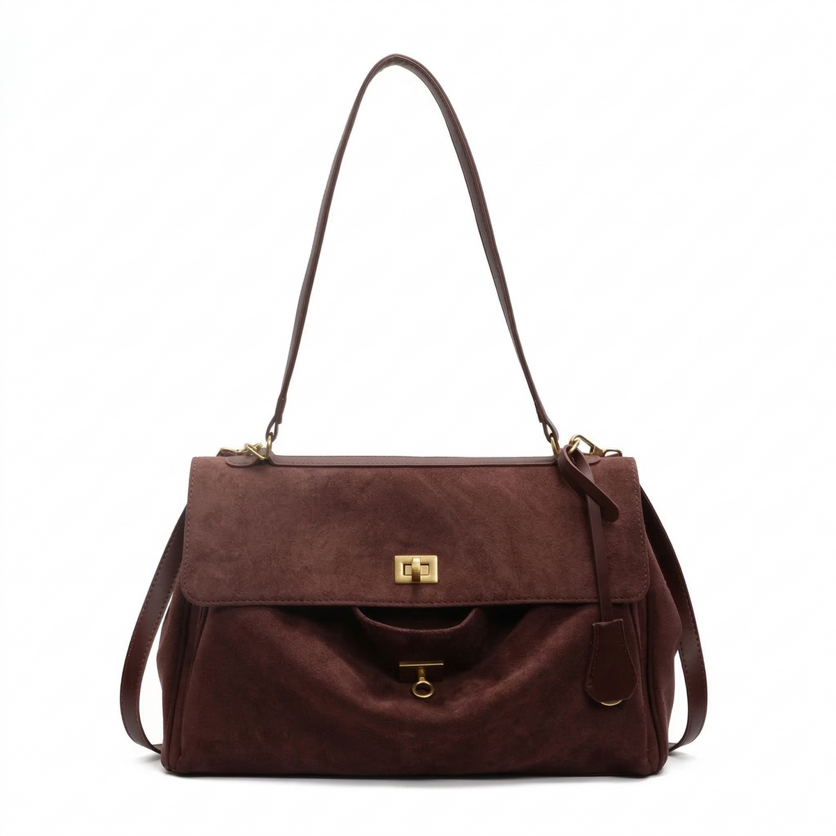 Bolsa Tote Ramona em Camurça